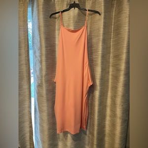 BTFBM Women Sleeveless Dress With Back Tie Summer Dress XL